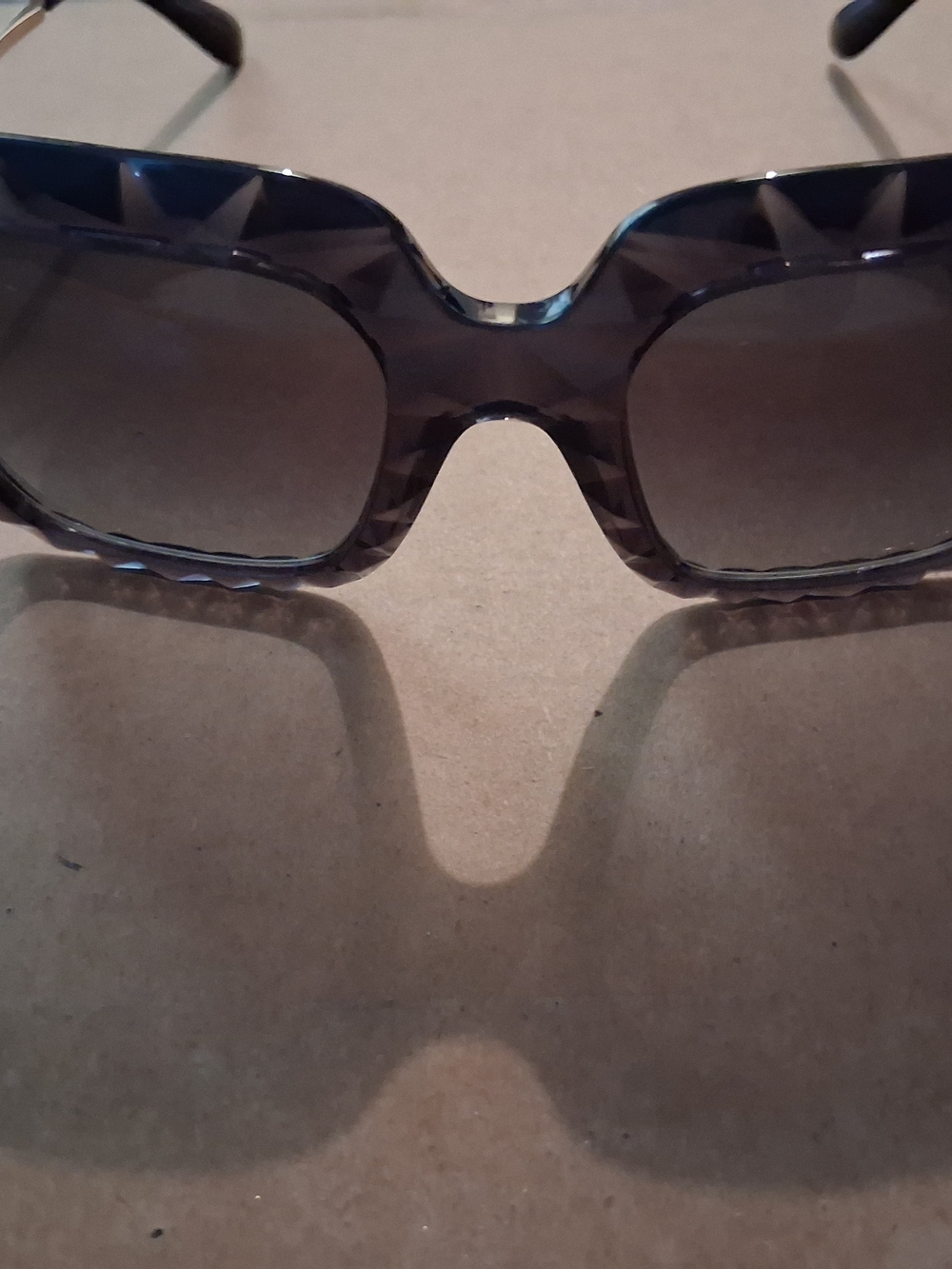 Dolce And GABBANA Women’s Oversized Gray Sunglasses